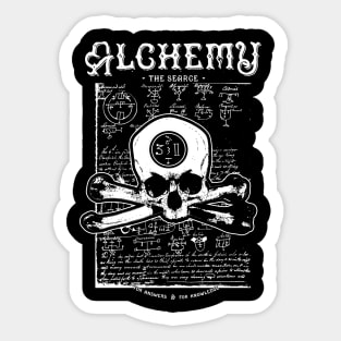 Alchemy In Search of Truth Occult Sticker